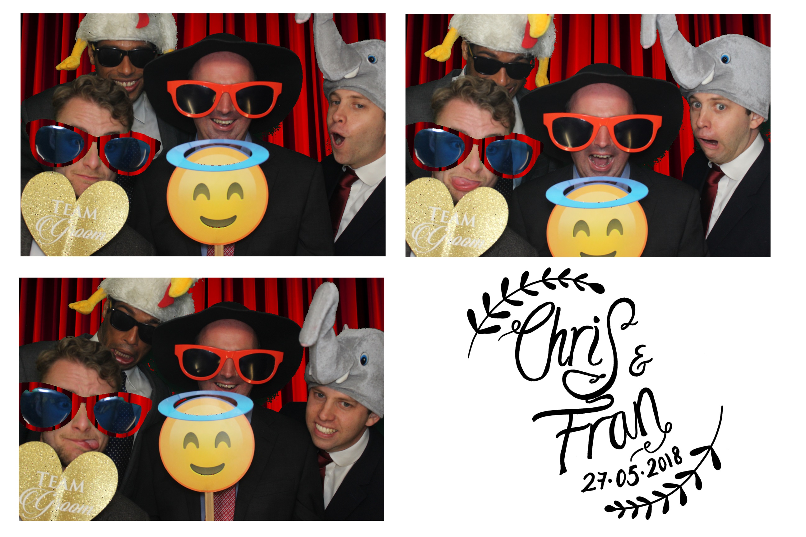 Chris & Fran | View more photos from the event at images.mobile-photo-booth.com/u/MobilePhotoBoothUK/Chris-Fran